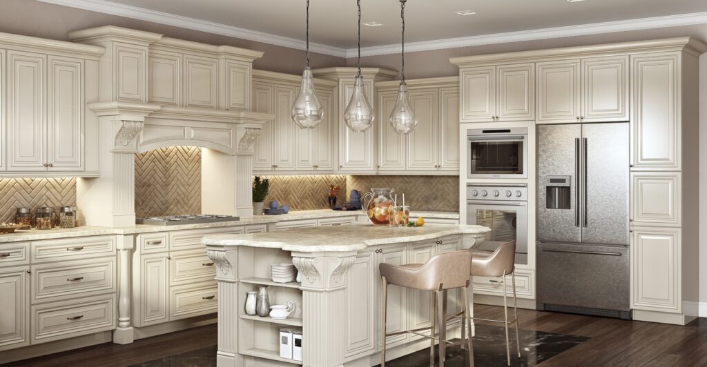 Todays Designer Kitchens Antique-white-kitchen-set-2-1024x532 7 Things to Consider BEFORE a Kitchen Renovation. 