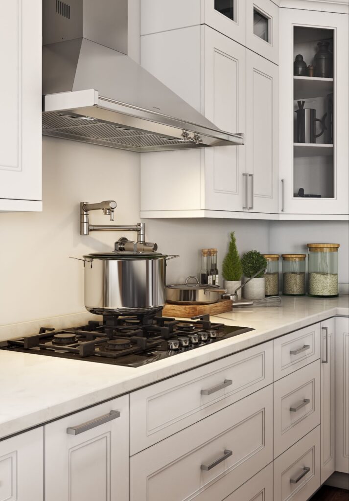 Todays Designer Kitchens SSWSCG-kitchen-set-view-3-713x1024 Step Shaker White 