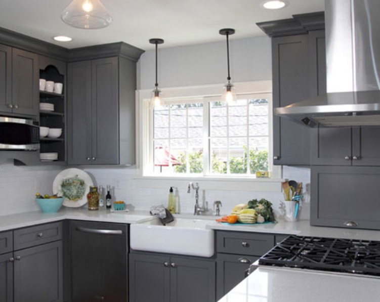 Farmhouse Sinks Things You Might Not Know Todays Designer Kitchens   Step Charcoal Grey 