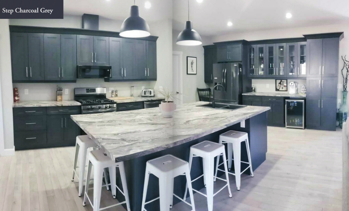 Todays Designer Kitchens stepcharcoalgrey-with-island How to Design a Dream Kitchen 