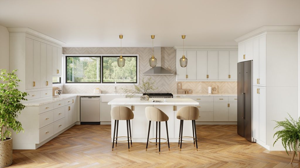 Todays Designer Kitchens NarrowWhiteShaker-1024x576 Fundamental Cabinets 