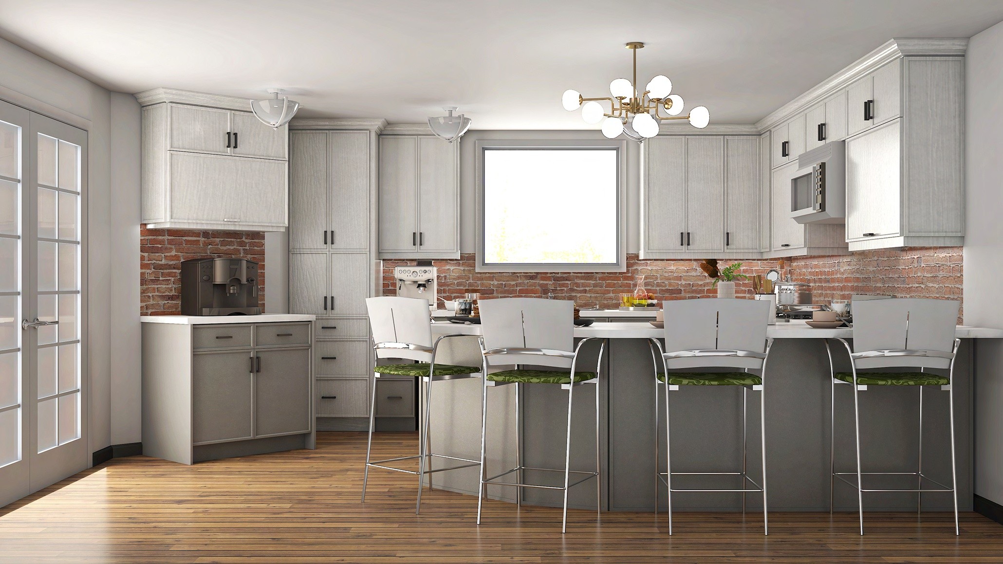 Todays Designer Kitchens PREMIUM-WHITE Say Goodbye to Boring Kitchens—These New Cabinets Are a Game-Changer! 
