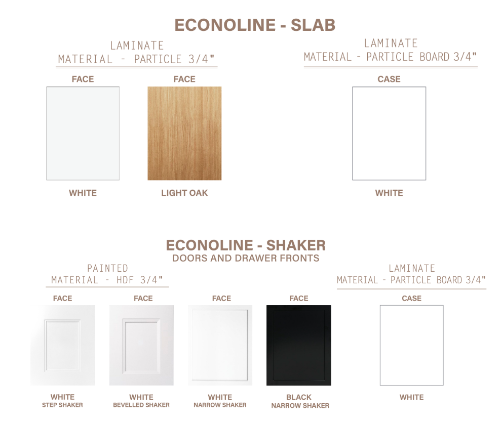 Todays Designer Kitchens econoline-cabinets Econoline Cabinets 